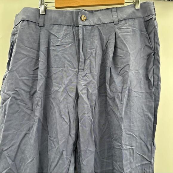 Torrid Slim Taper Stretch Linen Blend Mid Rise Cropped Pants Sz 18 Plus NEW - Picture 3 of 11